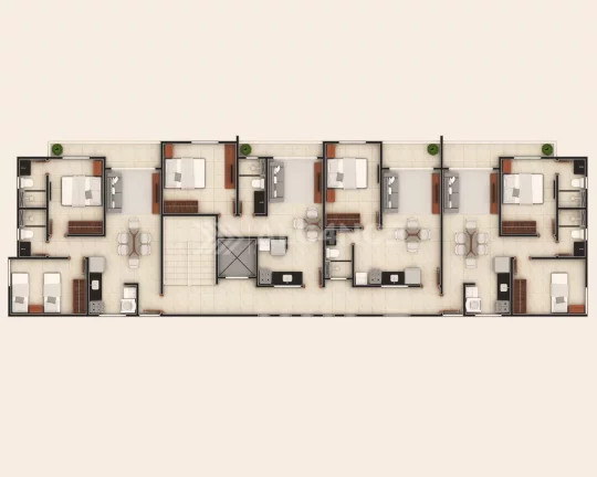 Imagem Apto - 2 Quartos - 1 Suíte - 54m² - Manaíra, João Pessoa/PB