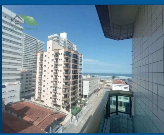 Imagem APARTAMENTO MOBILIADO Á VENDA, COM 2 QUARTOS, 84,00m2 - PÉ NA AREIA - VISTA PARA O MAR - PRAIA GRANDE/SP