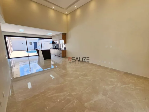 Imagem Casa térrea com 3 suítes e escritório à venda, 205 m² por R$ 1.600.000 - Condomínio Residencial Evidências - Indaiatuba/SP
