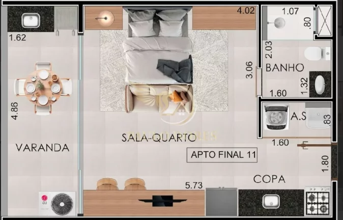 Imagem LANÇAMENTO DE APARTAMENTOS COM 2 DORMITÓRIOS ENTRE AS PRAIAS GRANDE E TENÓRIO, A POUCOS METROS DO MAR