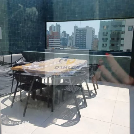 Imagem Vendo Apartamento, Porteira Fechada, Vista Mar, com 53 m², 2 suítes, sala p/ 2 ambientes e 1 vaga