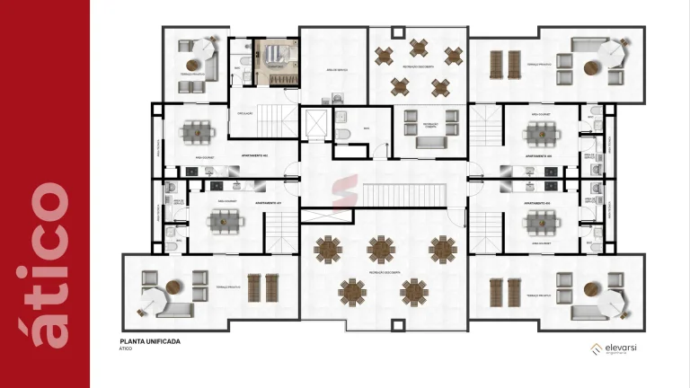 Imagem APARTAMENTO à venda com 62.38m² por R$ 368.000,00 no bairro Centro - PINHAIS / PR