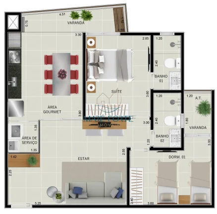 Imagem APARTAMENTO EM FASE FINAL DE ACABAMENTO. CONDOMINIO ALTO PADRÃO!