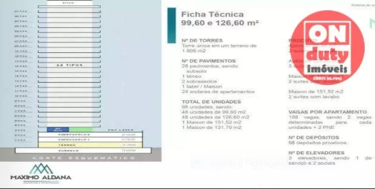 Imagem Lançamento Apartamento com 2 suítes à venda, 99 m² a partir R$ 1.201.000 - Ponta da Praia - Santos/SP
