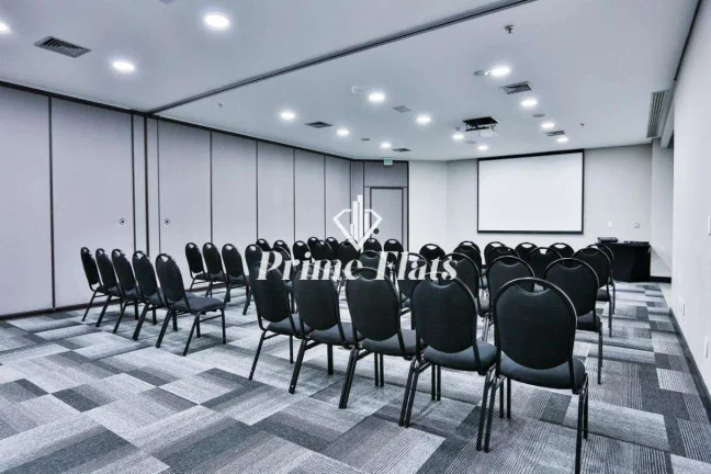 Imagem Flat disponível para venda no Park Inn by Radisson Berrini no Brooklin Novo, com 28m², 1 dormitório e 1 vaga de garagem