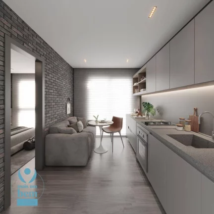 Imagem Apartamento com 1 quarto à venda, 26 m² por R$ 355.011,45 - Bacacheri - Curitiba/PR