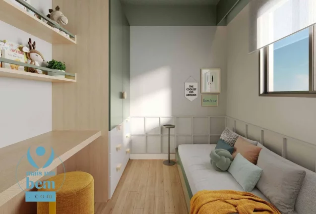 Imagem Apartamento com 2 quartos sendo uma suíte à venda, 44 m² por R$ 437.100 - Novo Mundo - Curitiba/PR