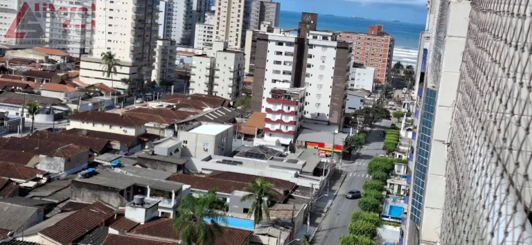 Imagem Apartamento à venda na Vila Assunção, Praia Grande-SP: 1 quarto, 1 sala, 1 banheiro, 1 vaga, 42m² de área!