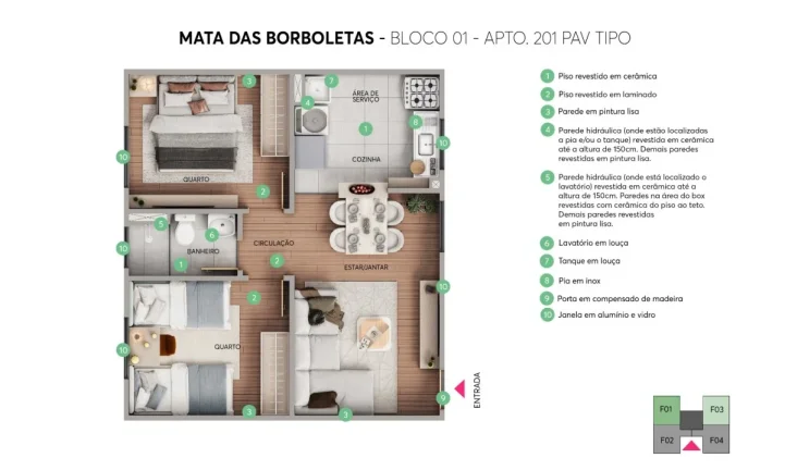Imagem Apartamento com 2 quartos à venda em Contagem