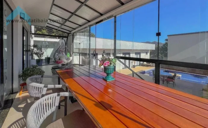 Imagem Casa de Condomínio Semimobiliada em Atibaia  Serra da Estrela