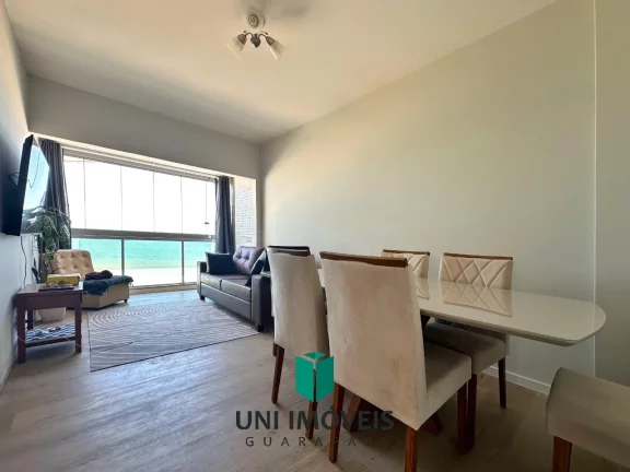 Imagem Lindo apartamento de 2 quartos com garagem na frente do Mar na Praia do Morro