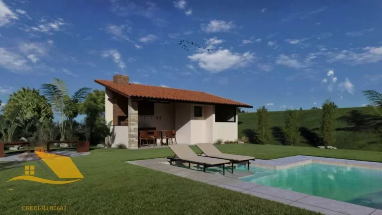Imagem (LANÇAMENTO) Casa de Campo com 150 mts², Piscina, Sauna e Área Gourmet