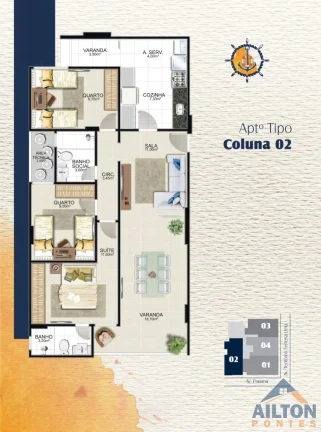Imagem Lançamento Residencial Edifício Porto Belo - Praia do Morro - Guarapari/ES
