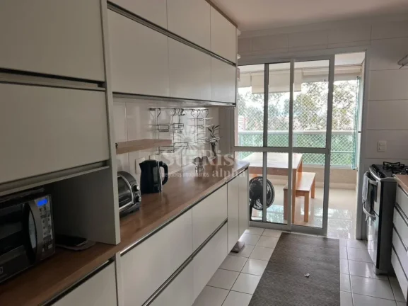 Imagem Apartamento mobiliado Alto Padrão com 3 quartos e 2 vagas 202 m² R$16.500 pacote - Tamboré, Santana de Parnaíba/SP