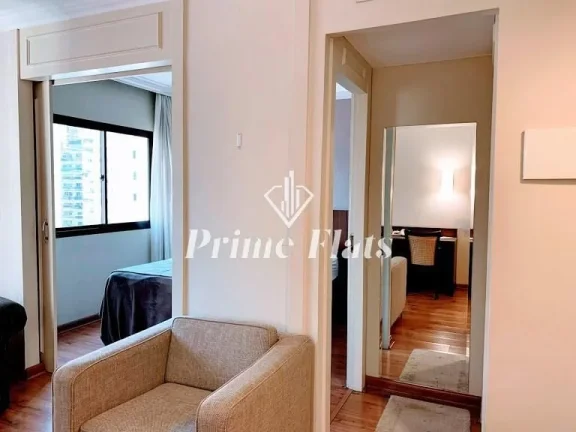 Imagem Flat disponível para locação no The World, com 30m², 1 dormitório e 1 vaga de garagem