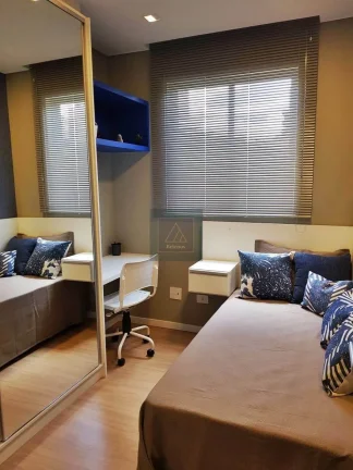 Imagem Apartamento 3 quartos com suíte. 82,76 m². 1 vaga. Sacada com churrasqueira.