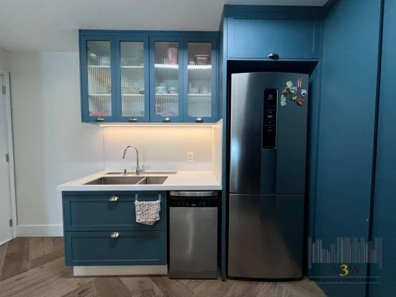 Imagem Apartamento para locação na Vila Madalena São Paulo SP com 3 suítes, 2 vagas de garagem e 122m².