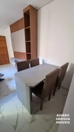 Imagem Apartamento Duplex novo e mobiliado com 3 dormitórios à venda, 115 m² por R$ 510.000 - Santa Maria - Santo André/SP