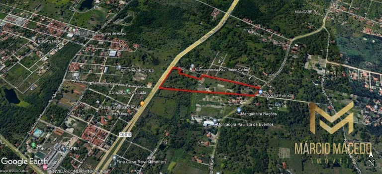 Imagem Terreno à venda, 63669 m² por R$ 22.284.304,00 - Guaribas - Eusébio/CE