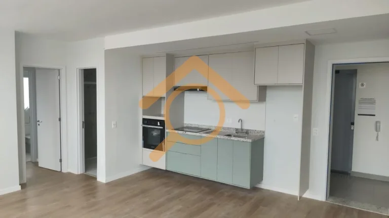 Imagem Apartamento à venda no Brooklin, São Paulo-SP: 1 quarto, 1 suíte, 2 banheiros, 1 vaga, 48m². Condomínio Extension Berrini.