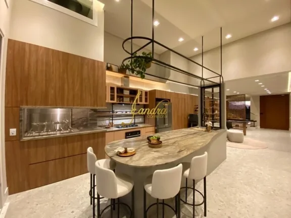 Imagem Sobrado condomínio fechado, com 04 suítes e SPA mobiliado e decorado