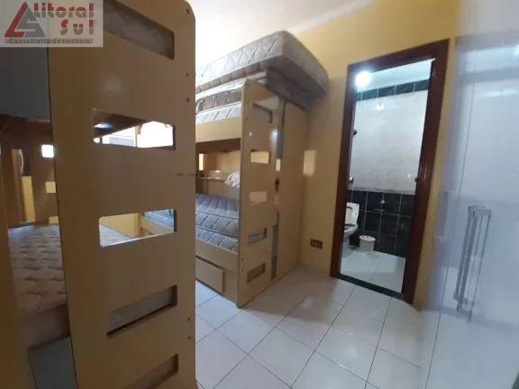 Imagem Cobertura Duplex na Guilhermina, Praia Grande-SP: 4 quartos, 2 suítes, 2 salas, 3 banheiros, 2 vagas, 258m². Aproveite!