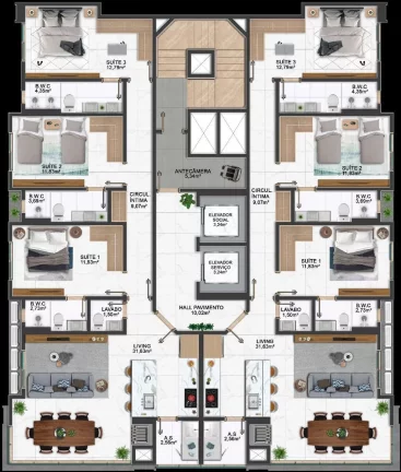 Imagem Apartamento à venda no bairro Meia Praia - Itapema/SC