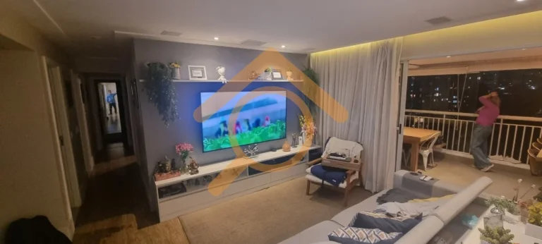 Imagem Apartamento de Luxo em Jurubatuba, São Paulo-SP: 4 quartos, 3 suítes, 136 m² - Condomínio Magic Resort