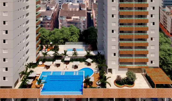 Imagem APARTAMENTO COM 95.75 m² - JARDIM LAS PALMAS - GUARUJA SP