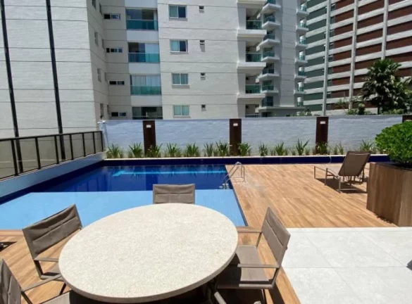 Imagem JAZZ GRAÇA - A 5ª Avenida Imóveis selecionou esse belíssimo apartamento c/ decoração contemporânea, 1 suíte, lavabo, varanda,51,00m² porteira fechada