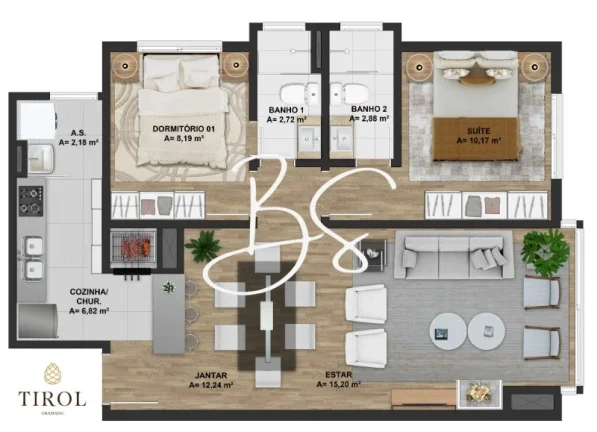 Imagem APARTAMENTO RESIDENCIAL em GRAMADO - RS, Rua Merano, 200 - Tirol