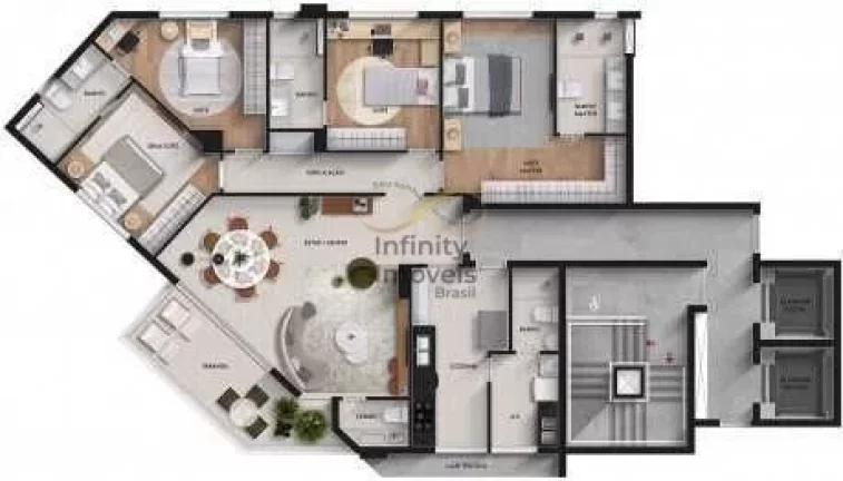 Imagem Turmalina - Apartamento Alto Padrão em Savassi, Belo Horizonte/MG