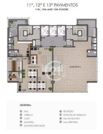 Imagem Conjunto comercial em Moema, ponto nobre, edifício novo e moderno