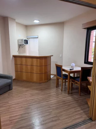 Imagem Flat para venda tem 31 metros quadrados com 1 quarto em Jardim Paulista