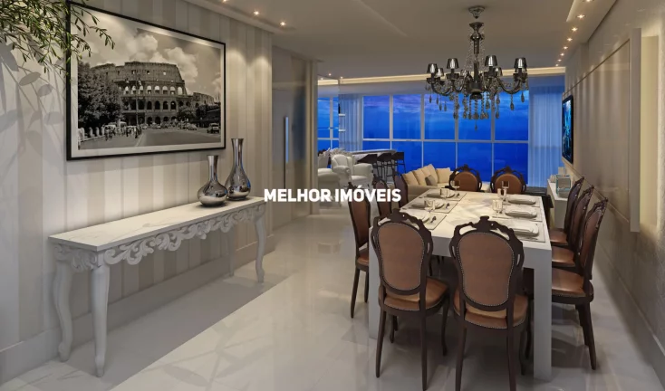 Imagem One Tower apartamentos amplos na beira-mar na Avenida Atlântica em Balneário Camboriú.