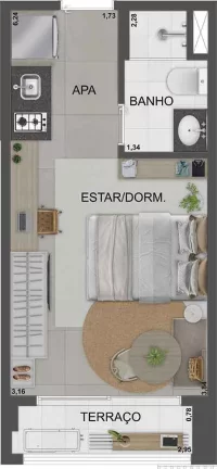 Imagem APARTAMENTO RESIDENCIAL em São Paulo - SP, Moema