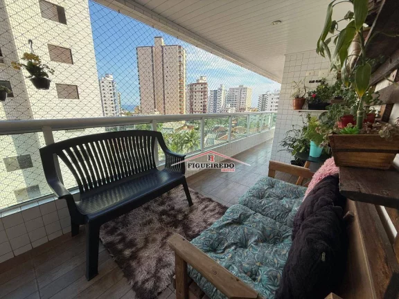 Imagem Apartamento à venda, 115 m² por R$ 720.000,00 - Vila Assunção - Praia Grande/SP