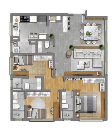 Imagem Enkant - Apartamento à venda no bairro Petrópolis - Porto Alegre/RS