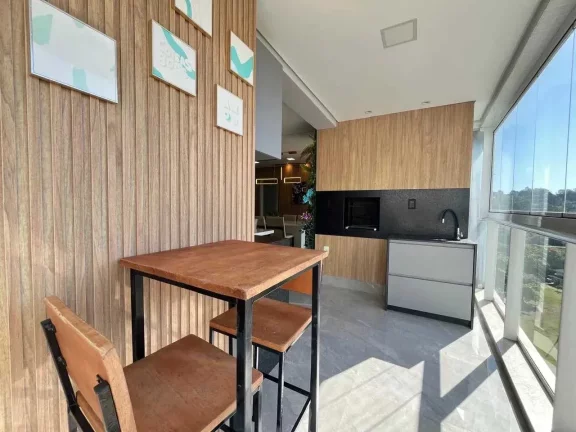 Imagem Apartamento mobiliado com 3 dormitórios sendo 2 suítes e 2 vagas de garagem em Itajaí