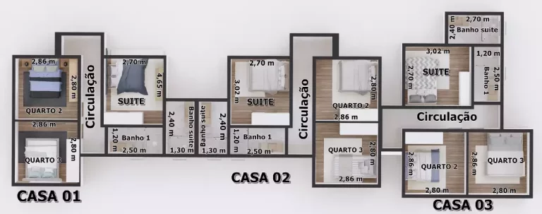 Imagem 3QUARTOS+SUÍTE+2VAGAS+FINAL DE OBRA+GEMINADA SOMENTE NA ÁREA DE SERVIÇO