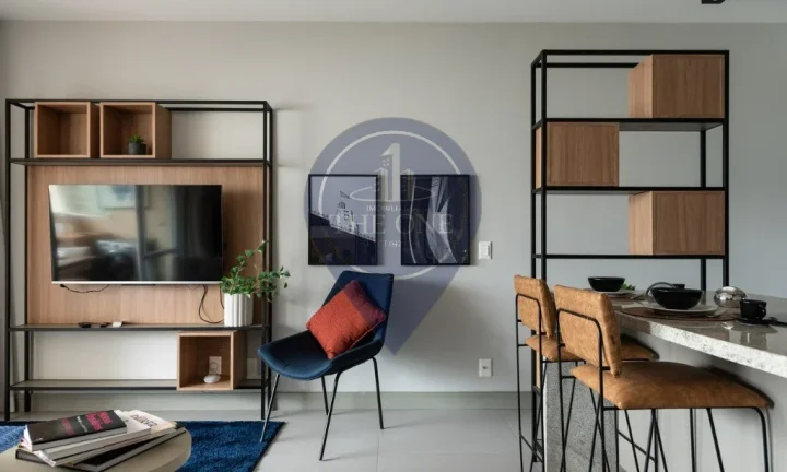 Imagem Alugue já seu Studio no Campo Belo, São Paulo! 1 quarto, 1 banheiro, 1 vaga e 42m² de conforto e praticidade. Agende sua visita agora!