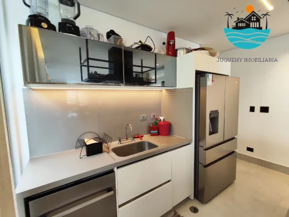 Imagem Pé na Areia com Vista ao mar - A Venda ou Locação de Temporada - Juquehy com 4 suítes, lado direito, máx. 12 pessoas | Juquehy Imobiliária