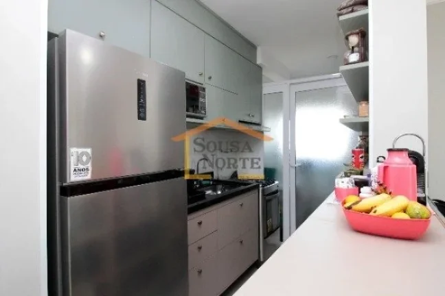 Imagem Apartamento 3 dormitórios, sendo 1 suíte, sala 2 ambientes, sacada e cozinha integradas, área de ...