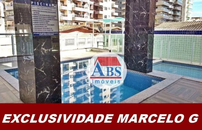 Imagem Apartamento com 2 dormitórios à venda, 76 m² por R$ 345.000,00 - Tupi - Praia Grande/SP