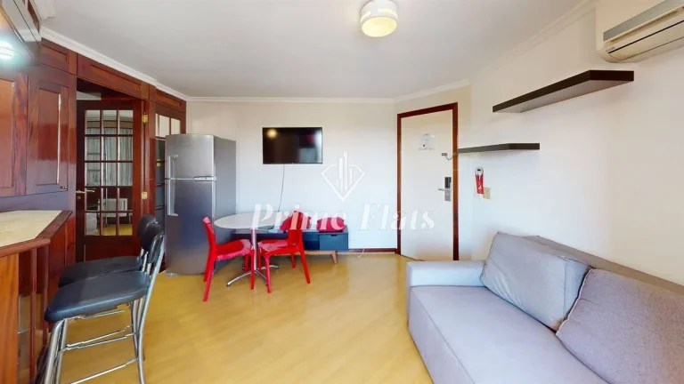Imagem Flat disponível para locação no Transamérica Classic Higienópolis, com 40m², 1 dormitório e 1 vaga