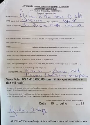 Imagem Área à venda, 1501 m² por R$ 1.410.000 -ou lotes individuais Parque Rizzo - Cotia/SP