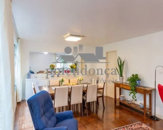 Imagem Apartamento em Higienópolis com 4 quartos sendo 2 suítes e 2 vagas, 209m².