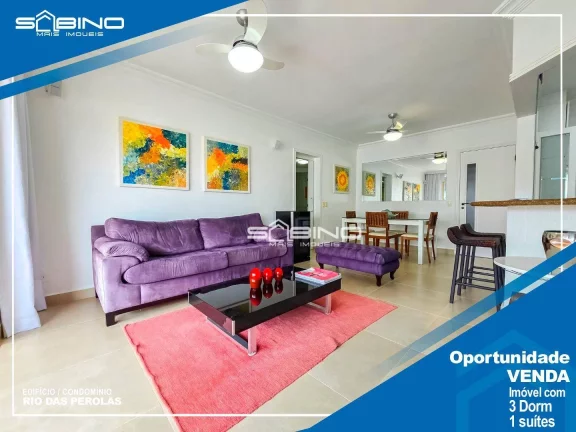 Imagem Venda Apartamento na Riviera, com 3 dormitórios 1 suíte 94m² área útil, 2 vagas de garagem