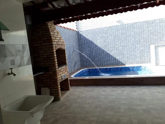 Imagem Sobrado com 3 dorms, Maracanã, Praia Grande - R$ 750 mil, Cod: 1998