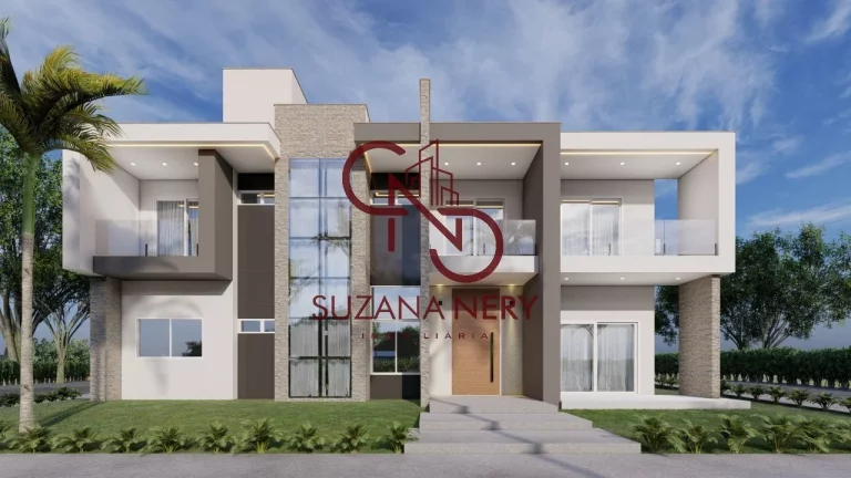 CASA DUPLEX COM 5 SUITES NO CONDOMÍNIO NOVO LEBLON